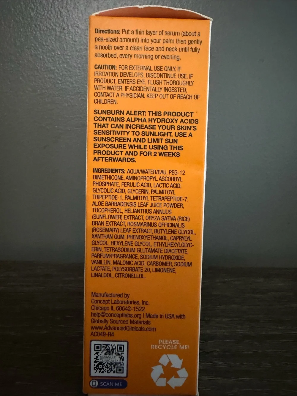 Advanced Clinicals Vitamin C Serum -